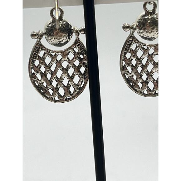Noa Zuman Israel Designer Sterling Silver White Freshwater Pearl Earrings New‎ - Picture 8 of 9